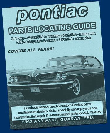 Pontiac All Models Parts 